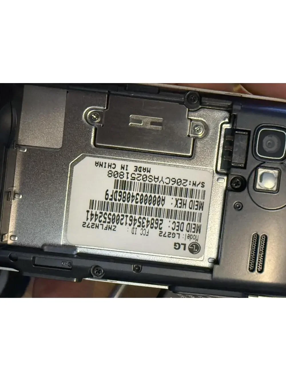 LG Rumor Reflex LN272 - Gray ( Boost Mobile ) Cellular Phone , Working